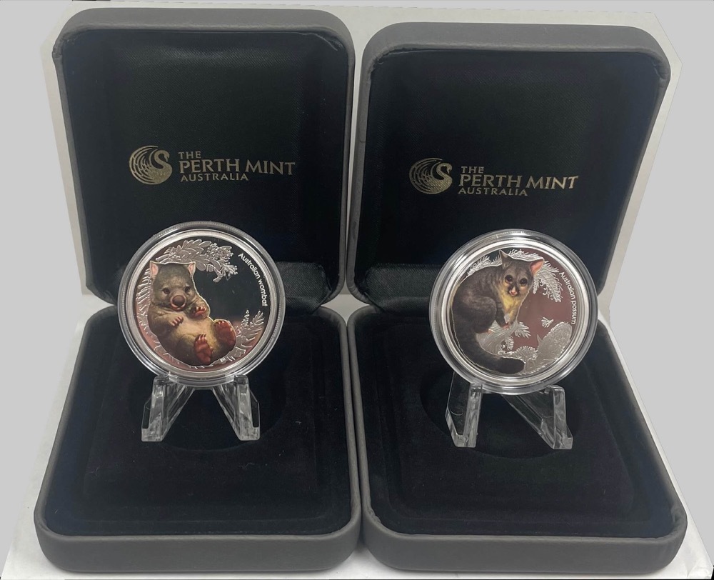 2012 - 2013 Silver 5 Coin Set 1/2 Ounce Bush Babies Series II product image