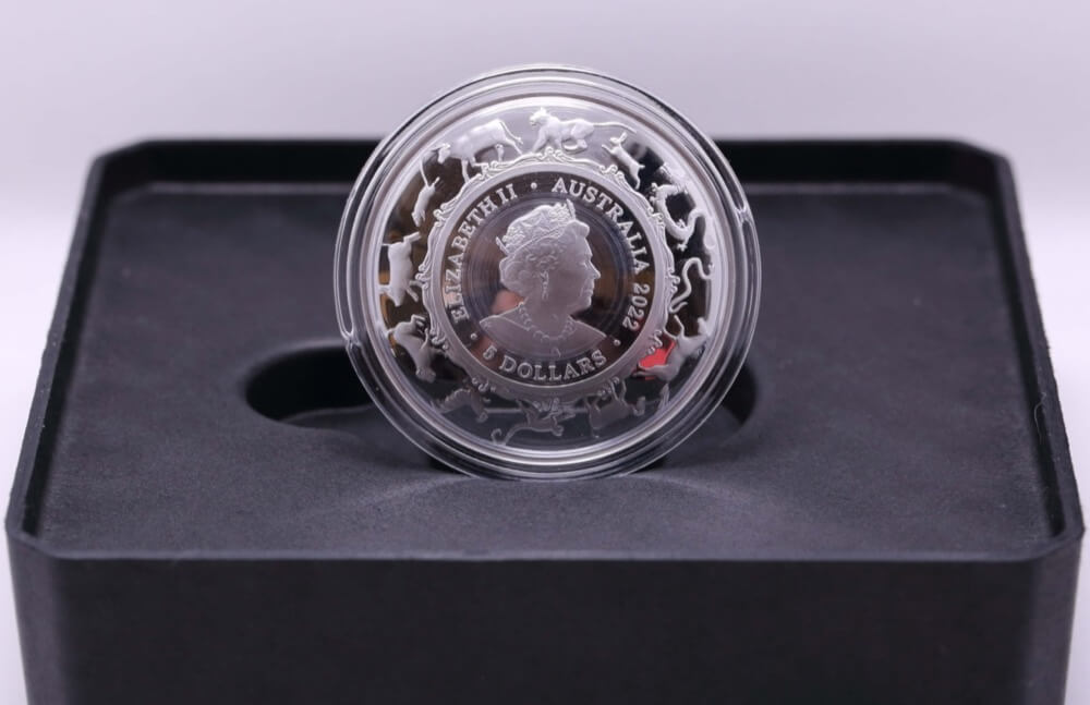 2022 Silver 1 Dollar Coin Lunar Tiger Ingot product image