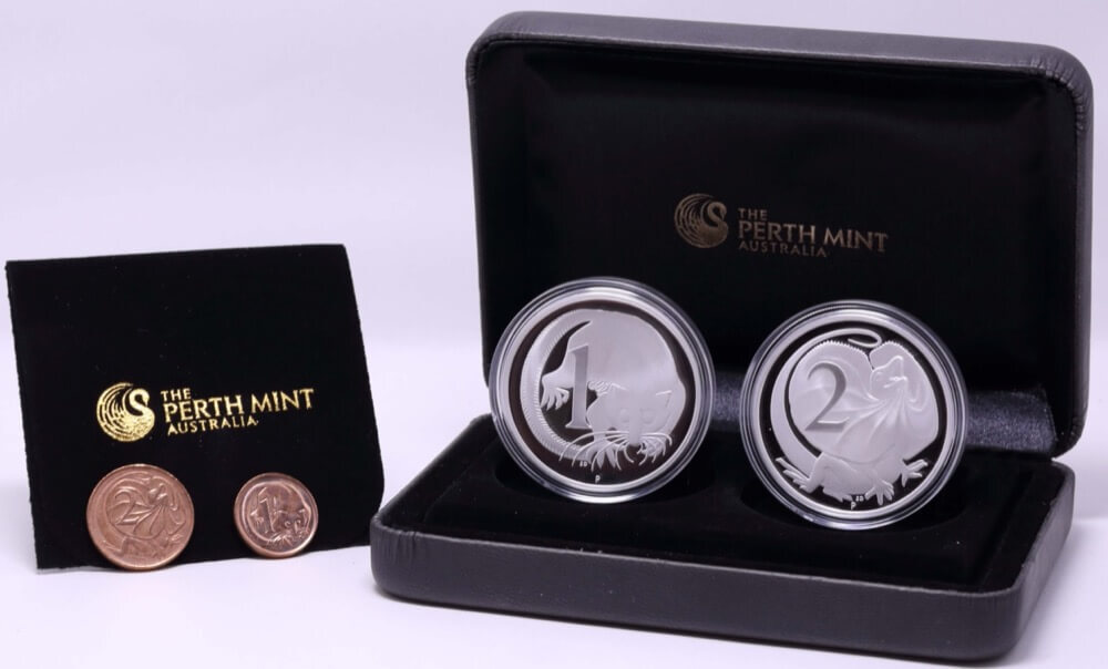 2016 Silver 2 Coin Set Coin 50th Anniversary of Decimal Currency product image
