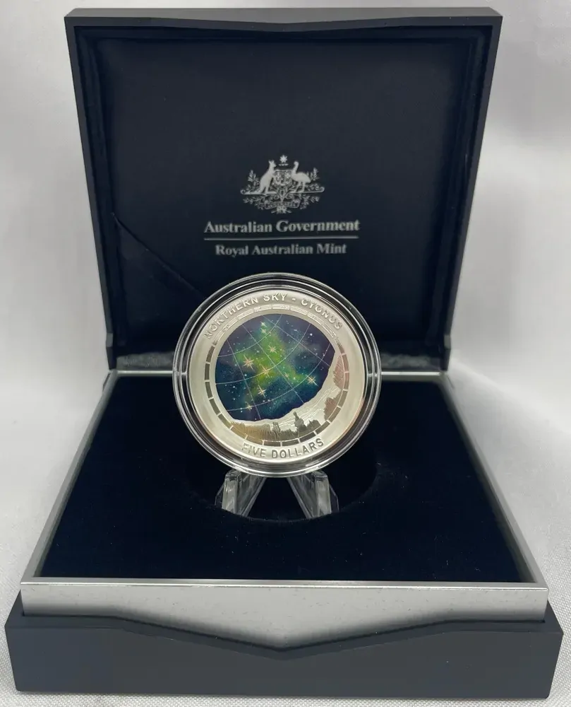 2016 Silver Domed 1 Ounce Proof Northern Sky Cygnus