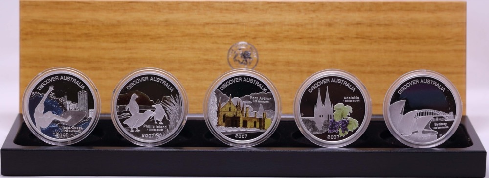 2008 Silver Five Coin Set Discover Australia product image