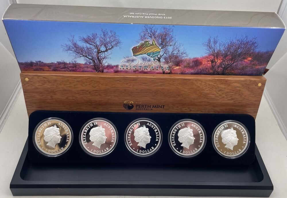 2013 Silver Five Coin Set Discover Australia product image