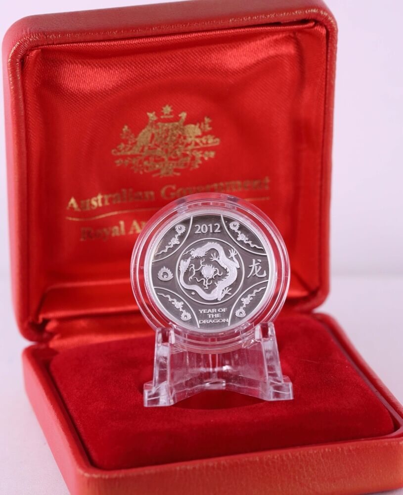 2012 Silver 1 Dollar Proof Coin Lunar Year of the Dragon product image