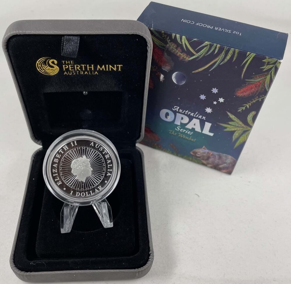 2012 Silver 1 Ounce Proof Coin Opal Wombat product image