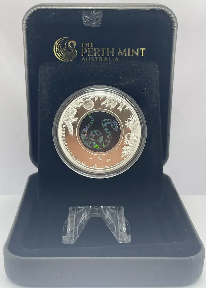 2015 Silver 1 Ounce Proof Coin Opal Rough-scaled Python product image