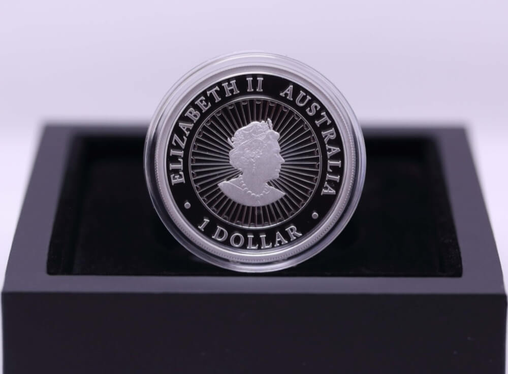 2021 Silver 1 Ounce Proof Coin Opal Lunar Ox product image