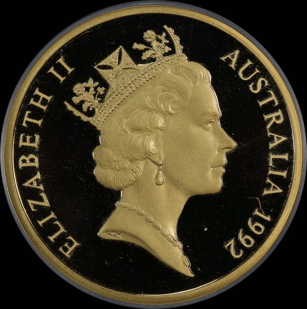 1992 5 Dollar Proof Coin Year of Space Matte Finish PCGS PR69DCAM