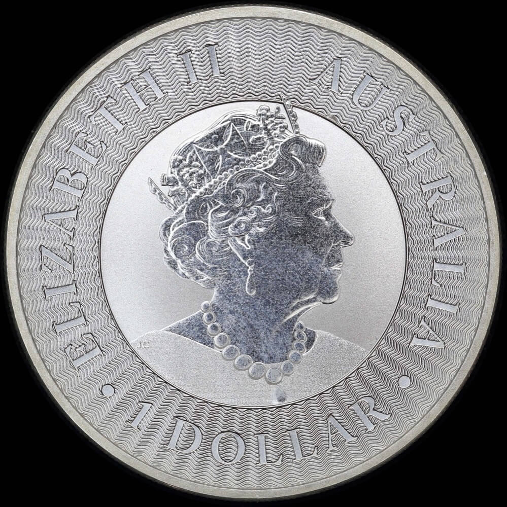 2021 Silver 1oz Unc Coin Red Kangaroo product image
