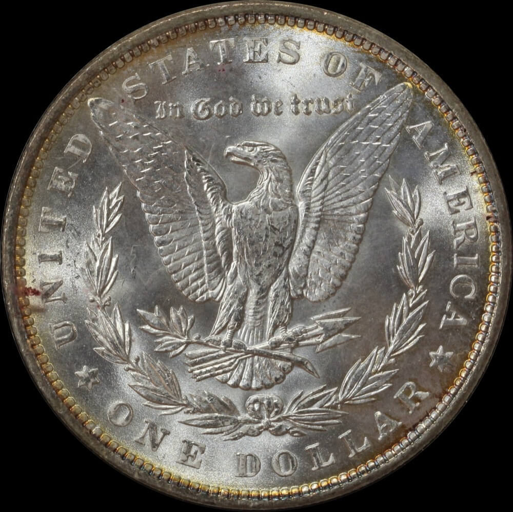 USA 1889 Silver Morgan Dollar PCGS MS63 product image