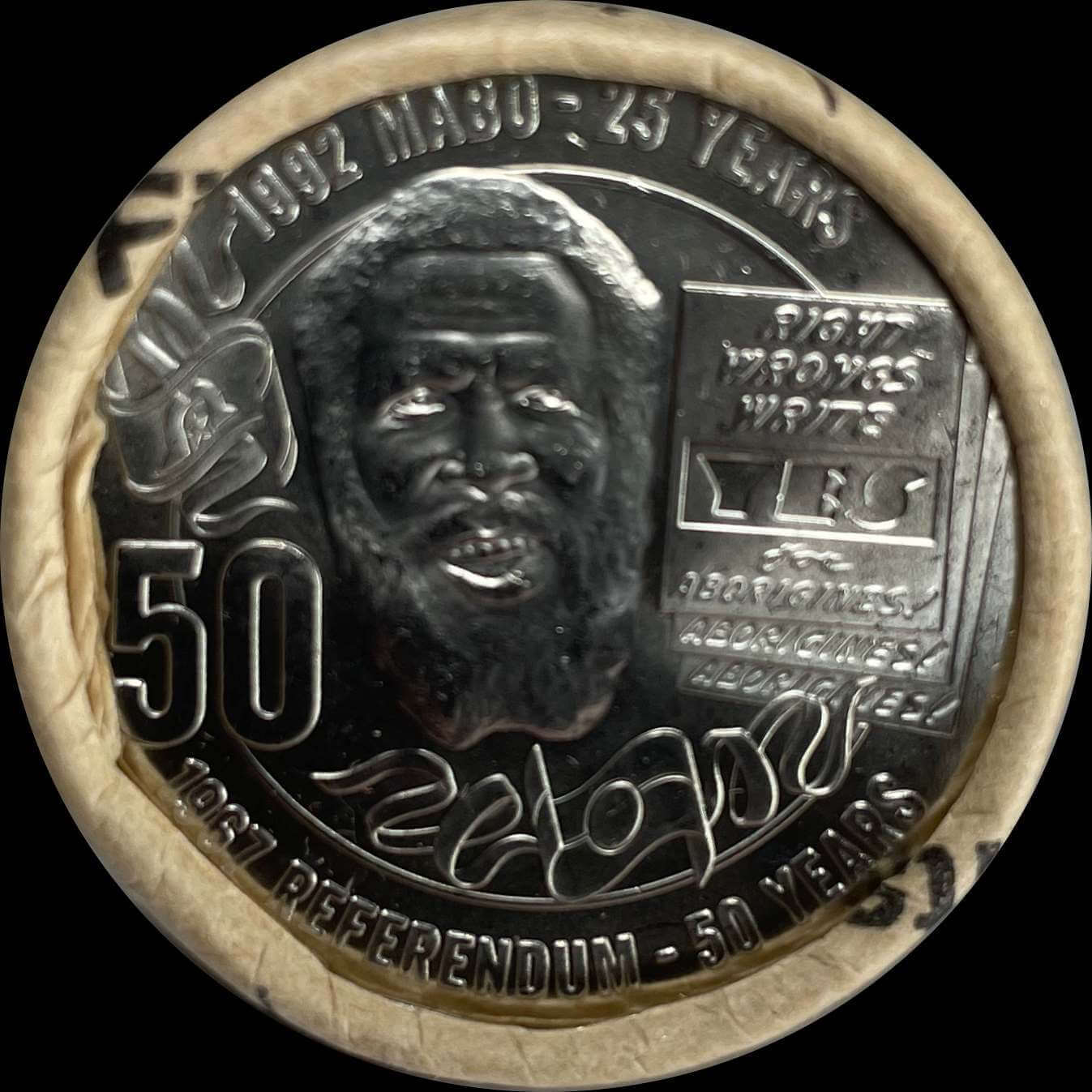 2017 50 Cent Mint Roll Pride and Passion Heads / Tails product image