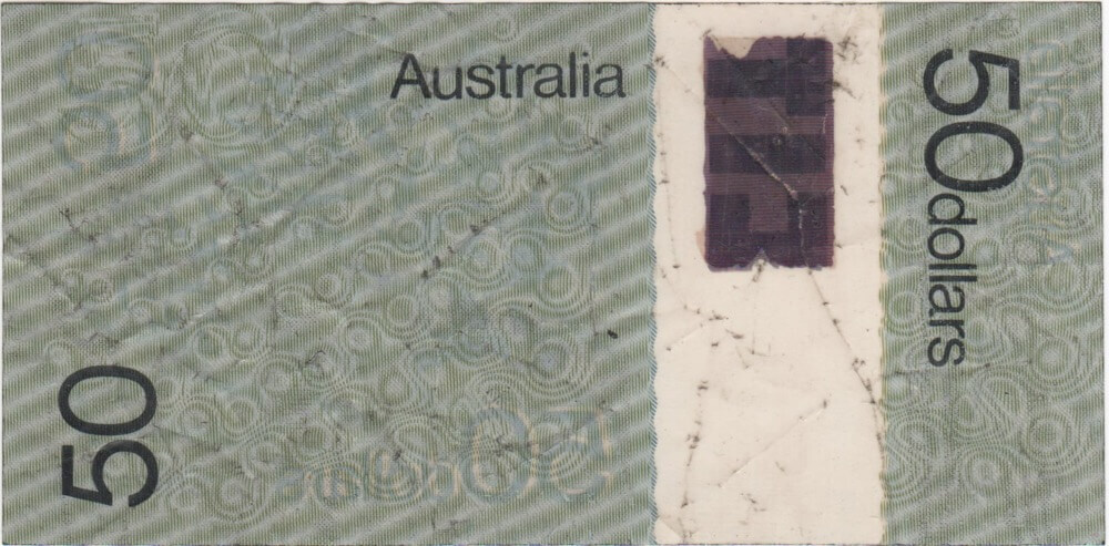 1977 $50 CSIRO Test Note Mark 3a / S2X1 Fine