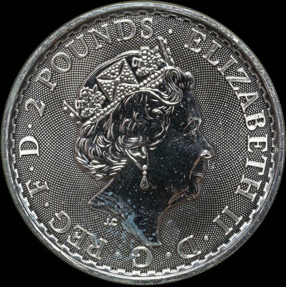 Great Britain 2021 Silver 2 Pound Britannia Uncirculated product image
