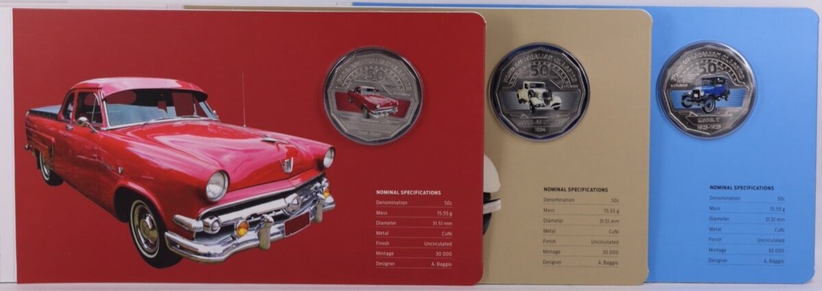 2017 50c 12 Coin Set Ford Australian Classic Collection product image