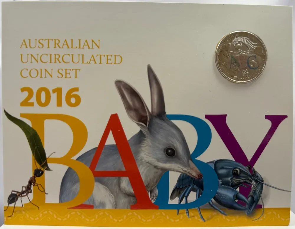 Australia 2016 Baby Uncirculated Mint Coin Set Alphabet Theme