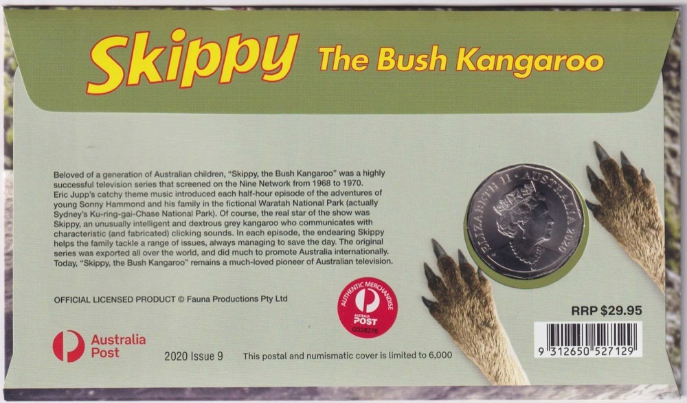2020 50 Cent PNC Skippy the Bush Kangaroo product image