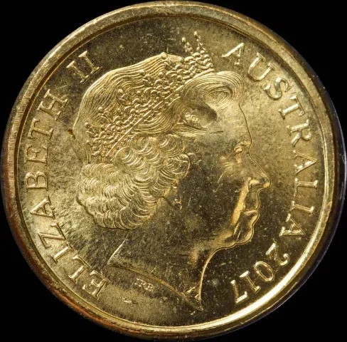 2017 Coloured 2 Dollar Coin Lest We Forget - Hall of Memory Uncirculated