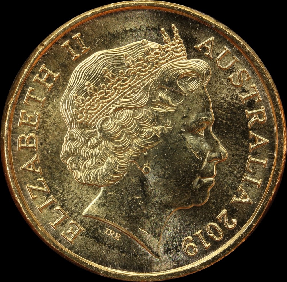 2019 Coloured 2 Dollar Coin National Police Remembrance Day Uncirculated