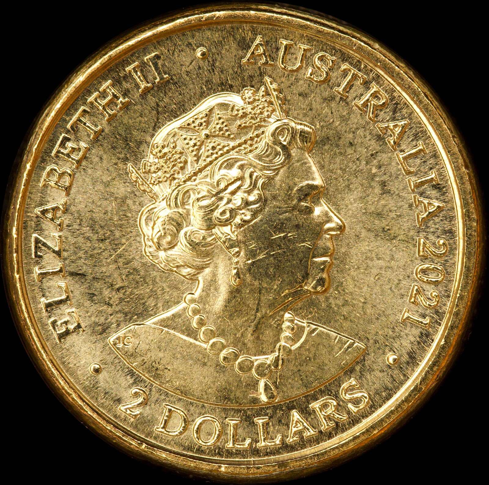 2021 Coloured 2 Dollar Coin Indigenous Military Service Uncirculated