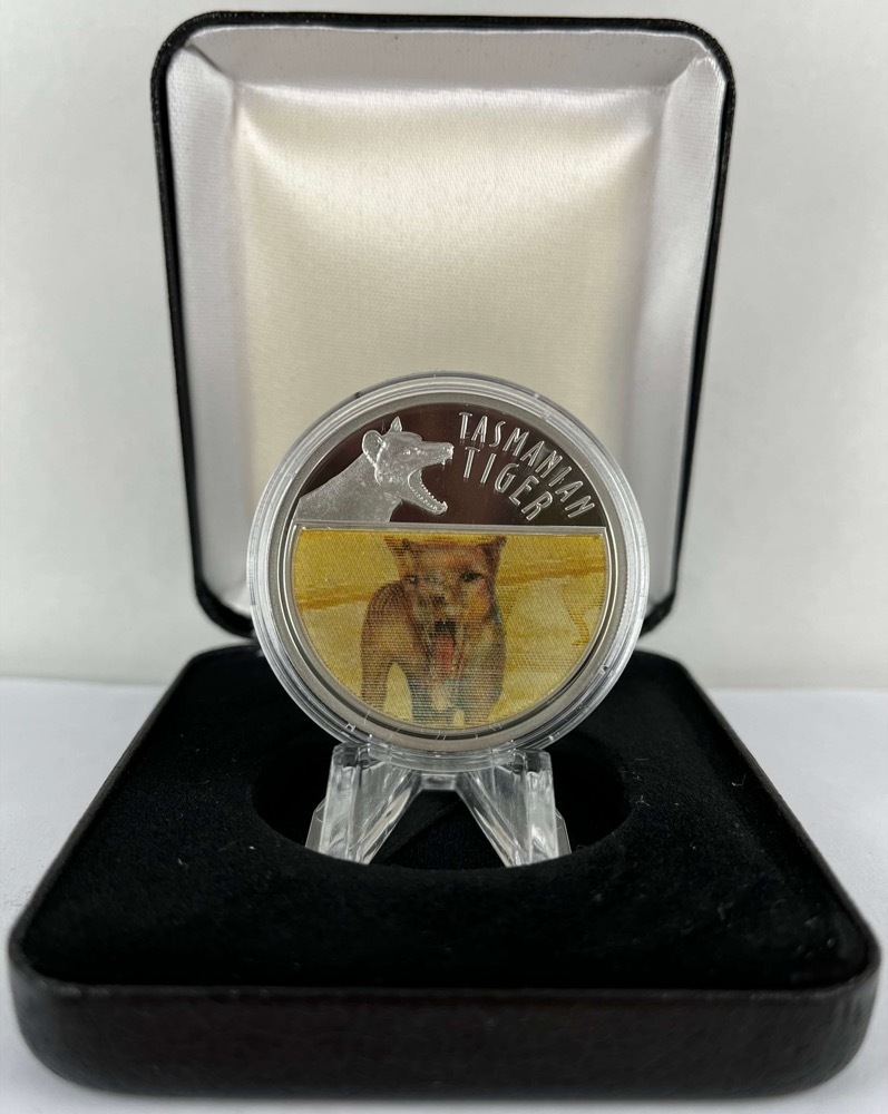 Niue 2011 Silver 5 Dollar Proof - Last Tasmanian Tiger product image