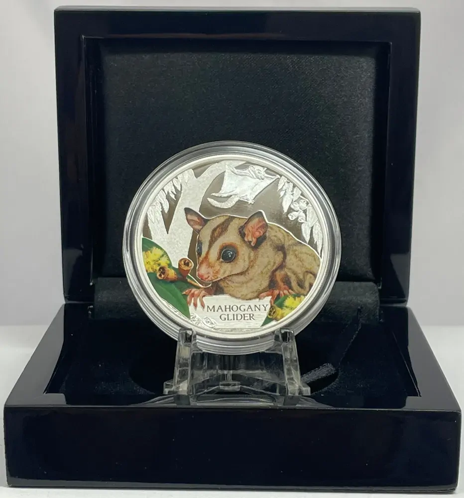 Tuvalu 2015 Silver 1 Dollar Proof - Mahogany Glider product image