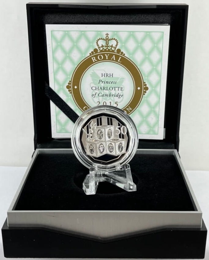 2015 Silver 50 Cent Proof Princess Charlotte