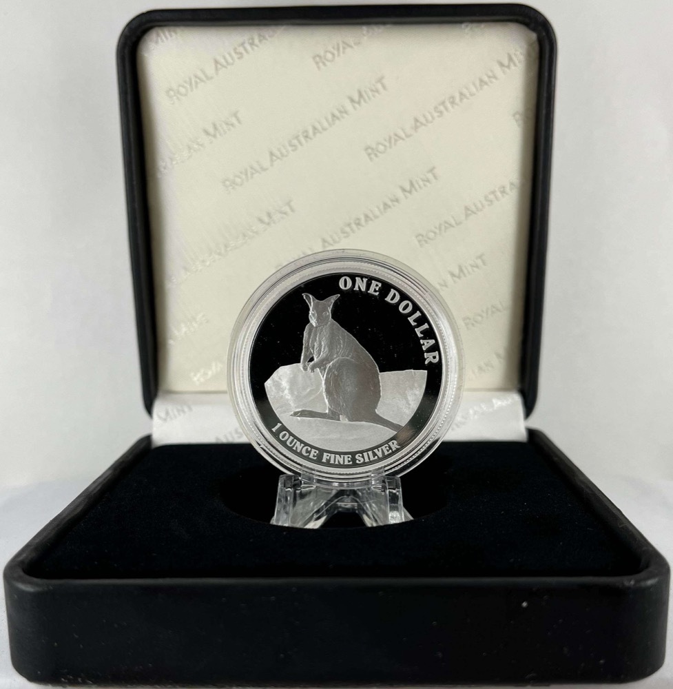 2012 Silver 1 Dollar Proof Mareeba Rock Wallaby product image