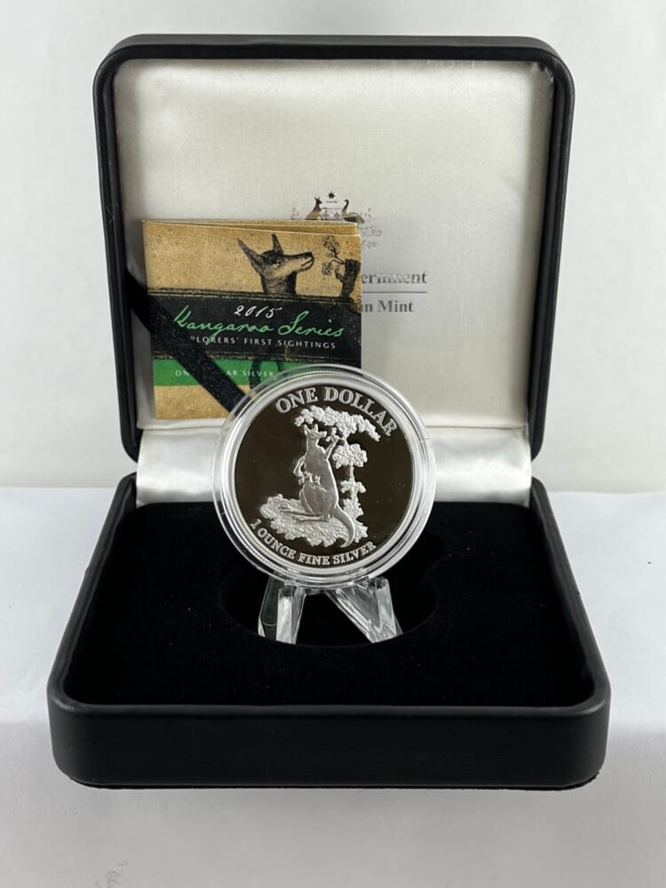 2015 Silver 1 Dollar Proof Explorers First Sightings - V Woodthorpe product image