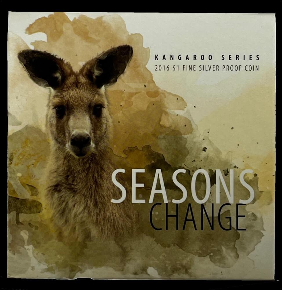 2016 Silver 1 Dollar Proof Kangaroo Series - Seasons Change product image