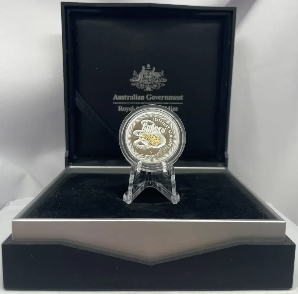 2020 Silver 1 Dollar Proof C Mintmark Eureka - Australia's Gold Rush