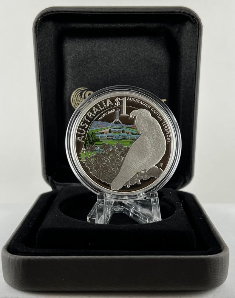 2010 Silver 1 Ounce Proof Coin Celebrate Australia - Australian Capital Territory product image