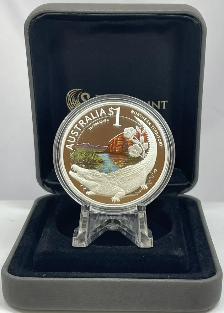 2010 Silver 1 Ounce Proof Coin Celebrate Australia - Northern Territory product image