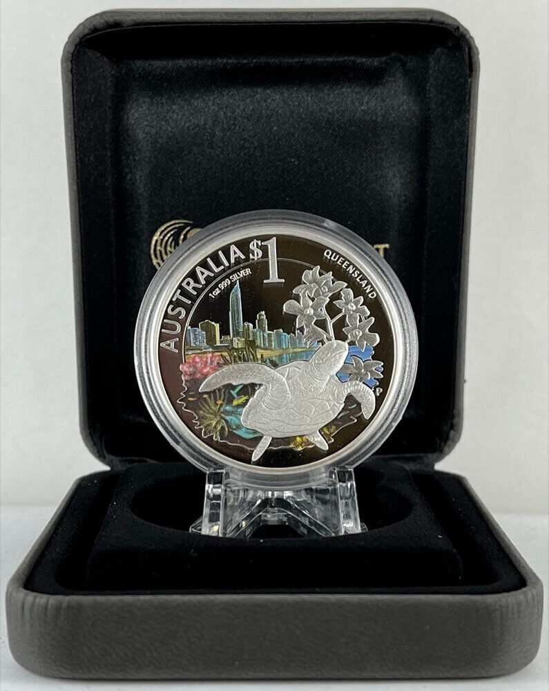 2010 Silver 1 Ounce Proof Coin Celebrate Australia - Queensland product image
