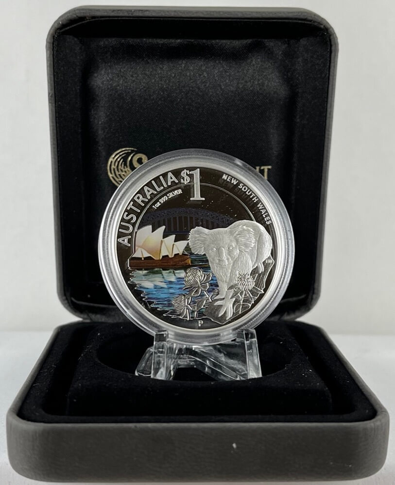 2010 Silver 1 Ounce Proof Coin Celebrate Australia - New South Wales product image
