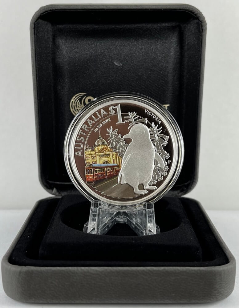 2010 Silver 1 Ounce Proof Coin Celebrate Australia - Victoria product image