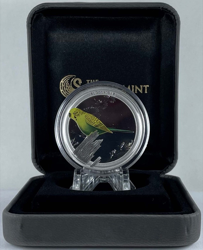2013 Silver 1/2oz Proof  Coin Birds of Australia - Budgerigar product image