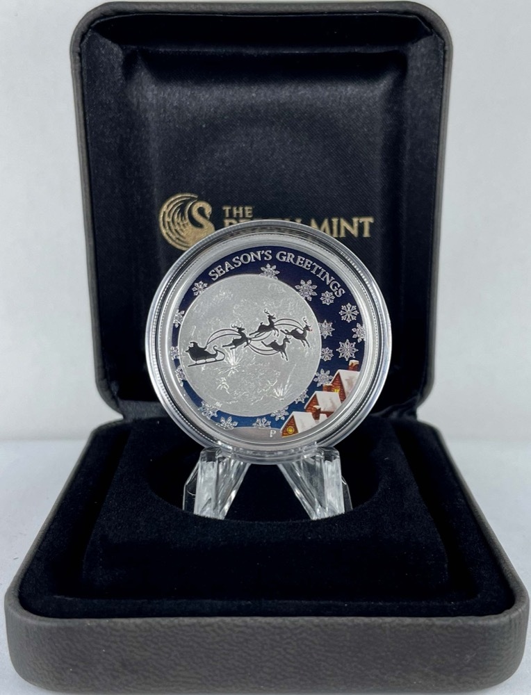 2014 Silver 1/2oz Proof Coins Christmas - Seasons Greetings product image