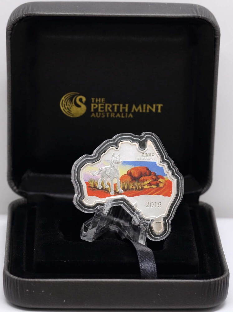 2016 Silver 1oz Proof Map Shaped Coin - Dingo product image