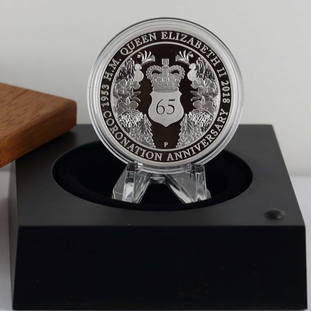 2018 Silver 1oz Proof Coin QEII Coronation Anniversary product image