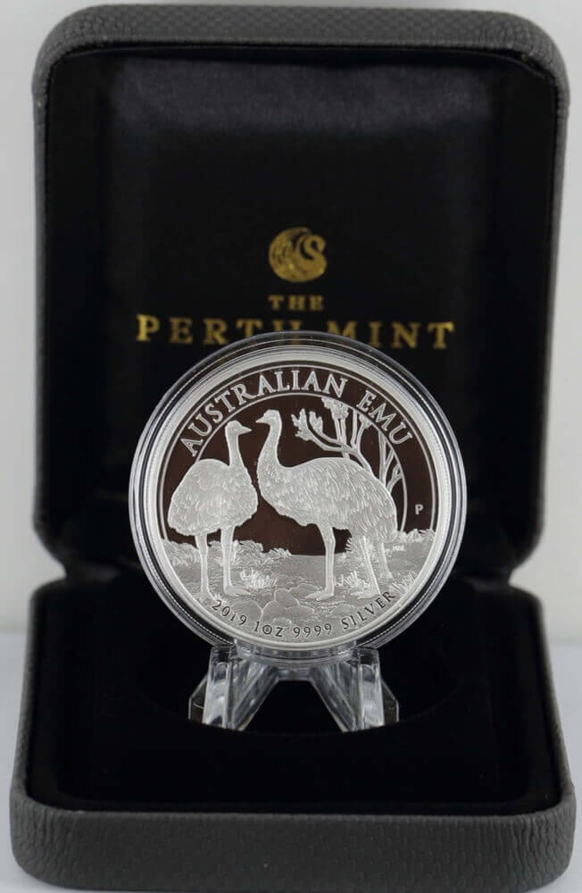 2019 Silver 1oz Proof Coin Australian Emu product image