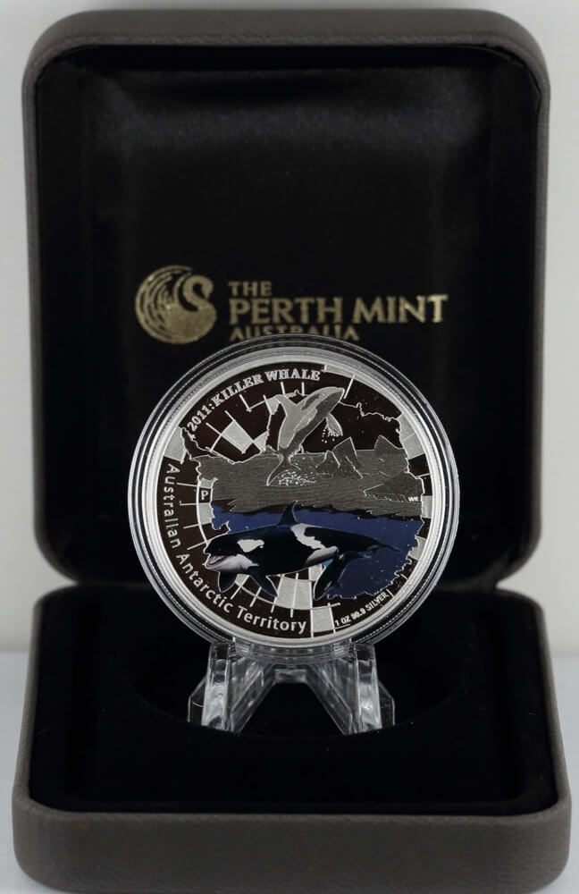 2011 Silver 1oz Proof Coin AAT - Killer Whale