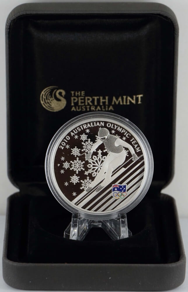 2010 Silver 1oz Proof Coin Winter Olympic Team product image