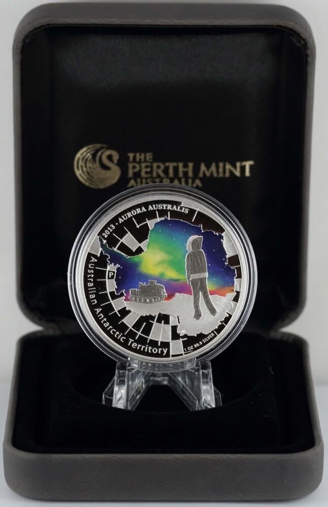 2013 Silver 1oz Proof Coin AAT - Aurora Australis