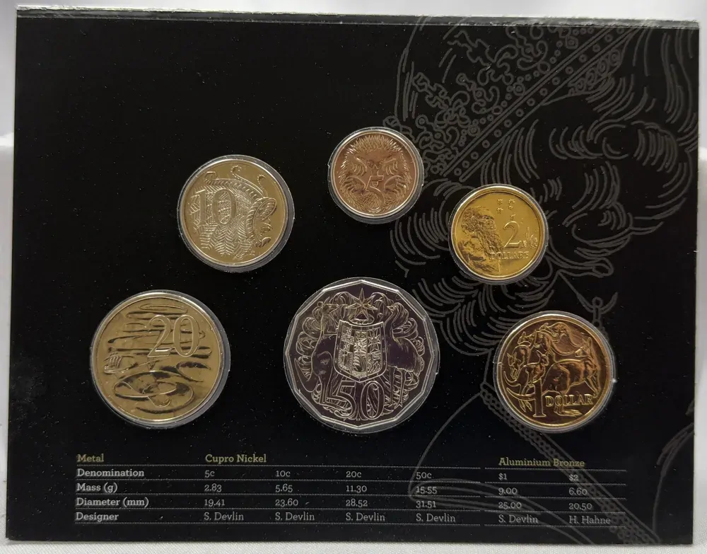 Australia 2017 Uncirculated Mint Coin Set Effigy of an Era Special Berlin World Money Fair Release product image