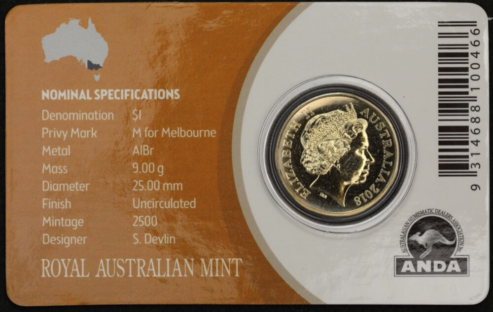 2018 1 Dollar 4 Coin Set ANDA Money Expo Privy Marks product image