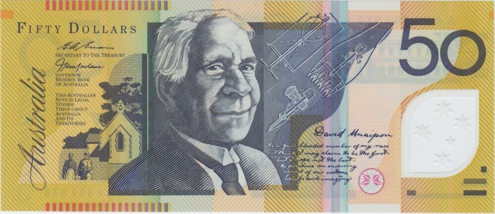 1999 $50 Note AA99 First Prefix Macfarlane/Evans R518cF Uncirculated