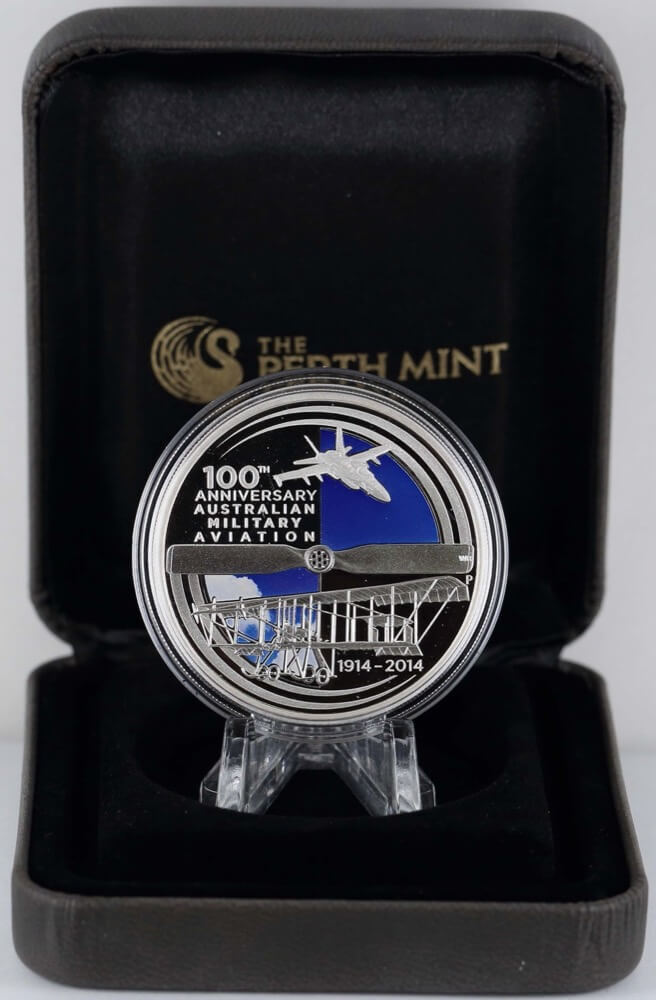 2014 Silver 1oz Proof Coin 100th Anniversary of Military Aviation product image