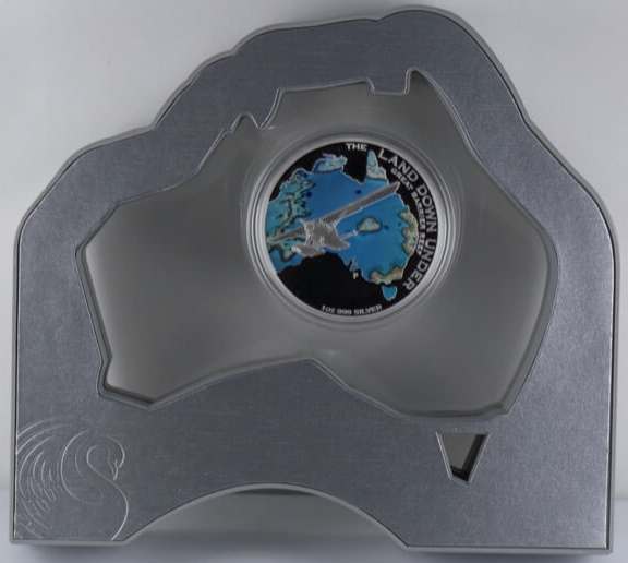 2014 Silver 1oz Proof Coin Land Down Under Great Barrier Reef product image