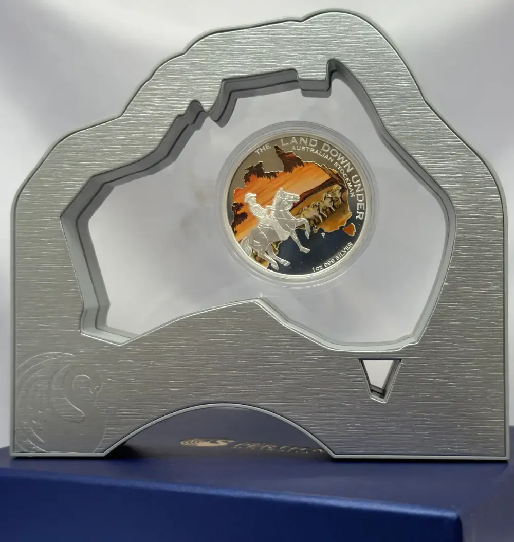 2014 Silver 1oz Proof Coin Land Down Under - Stockman product image