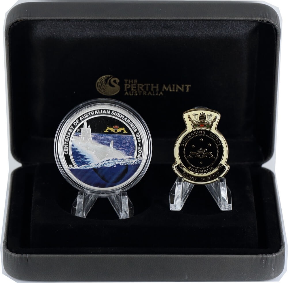 2014 Silver 1oz Proof Coin Submarine Service Centenary product image