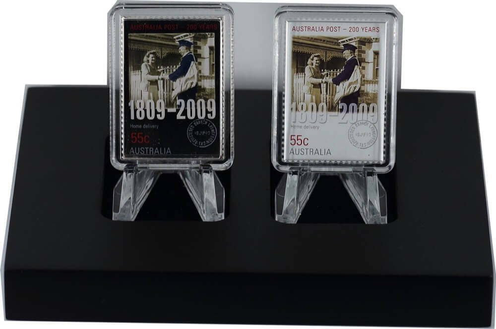 2009 Silver 1/2oz Proof Coin Home Delivery Stamp-Coin Set product image